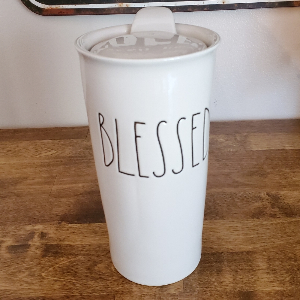 Rae Dunn BLESSED To Go Mug Cup
